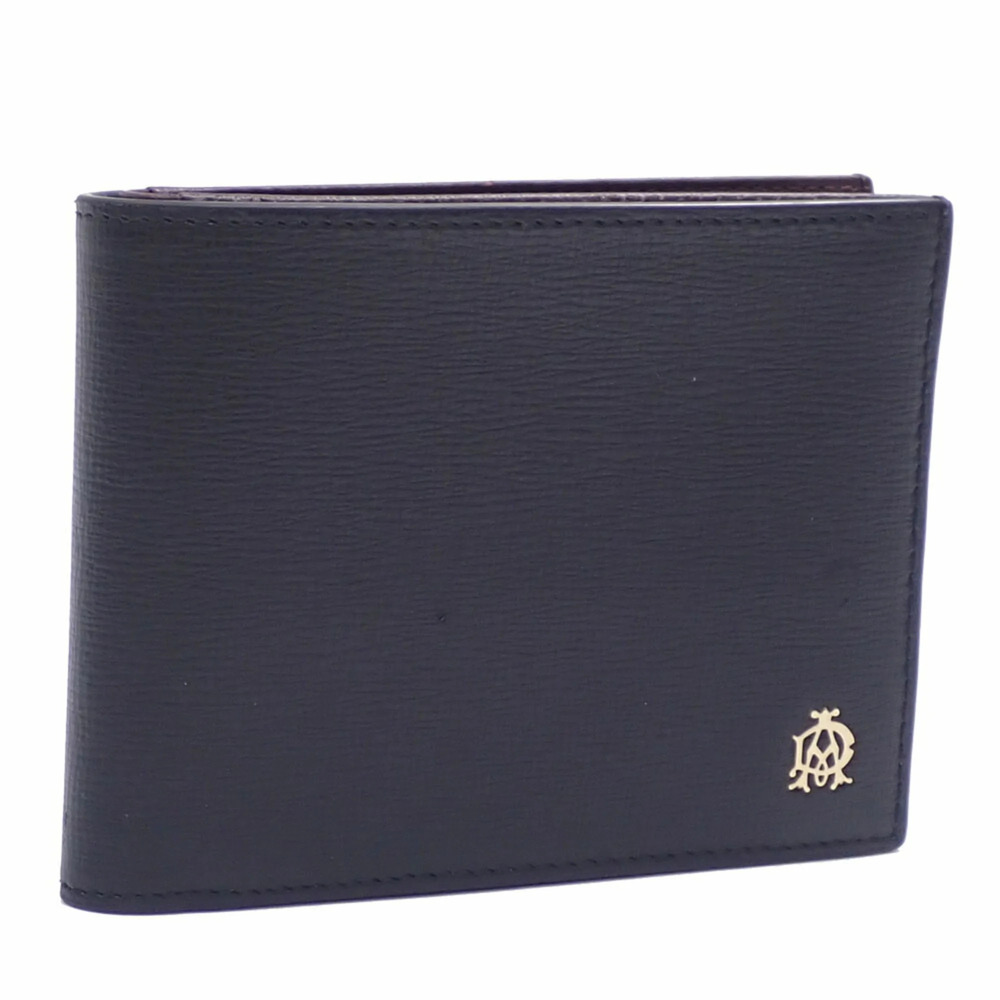 Dunhill Bi-fold Wallet for Men, Black Leather